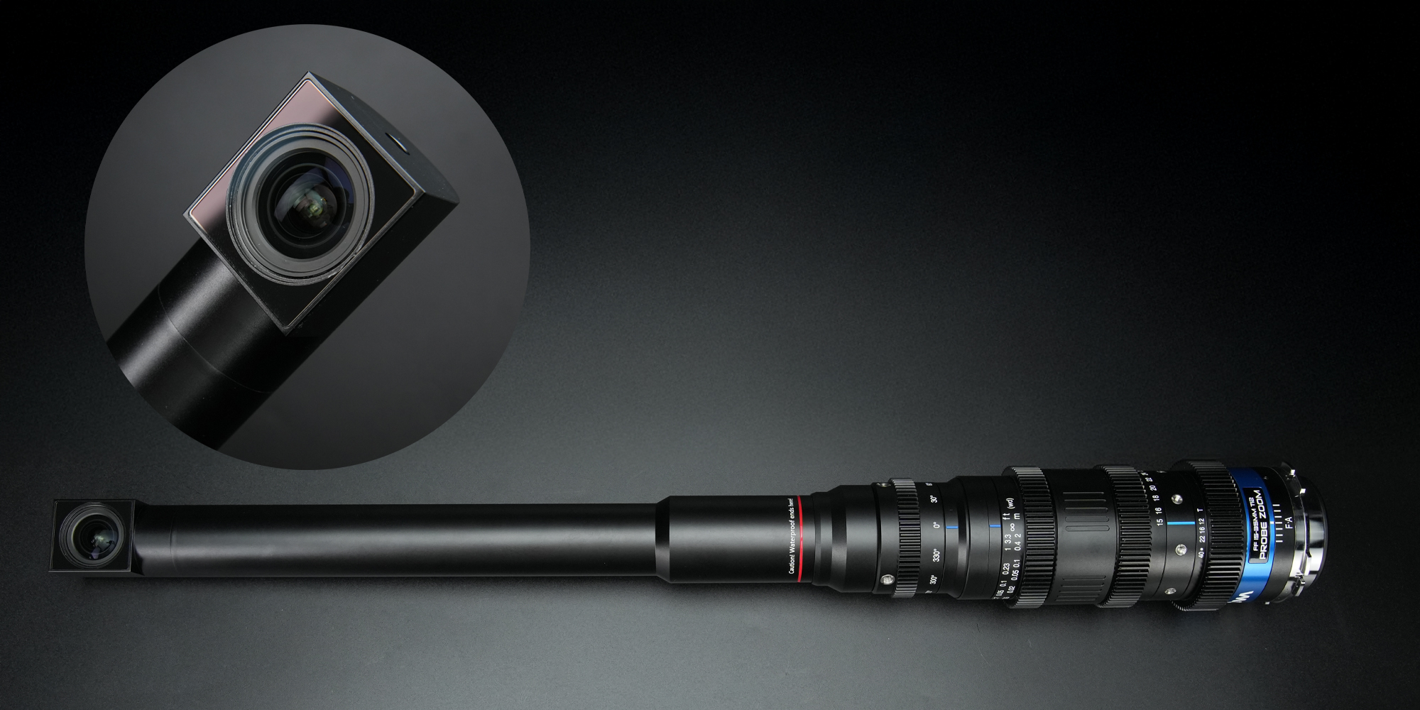 Obiektyw Laowa Probe Zoom 15-35 mm T12 z elementem optycznym 90 stopni do Arri PL